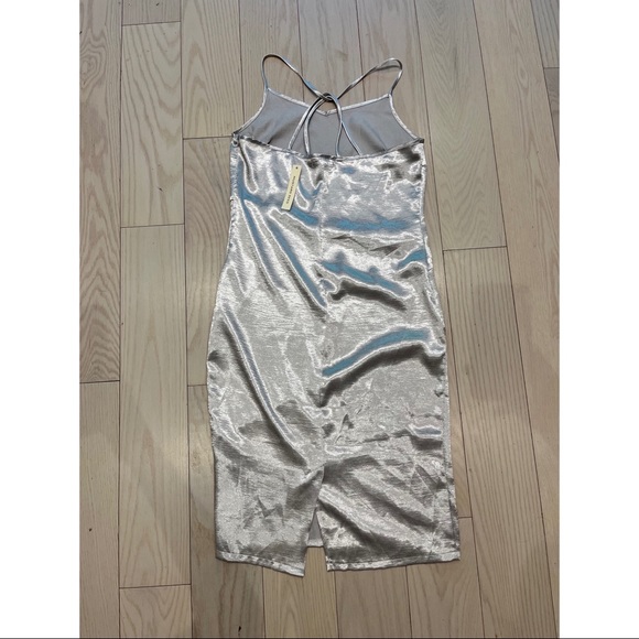 Silver slip dress - Picture 3 of 3